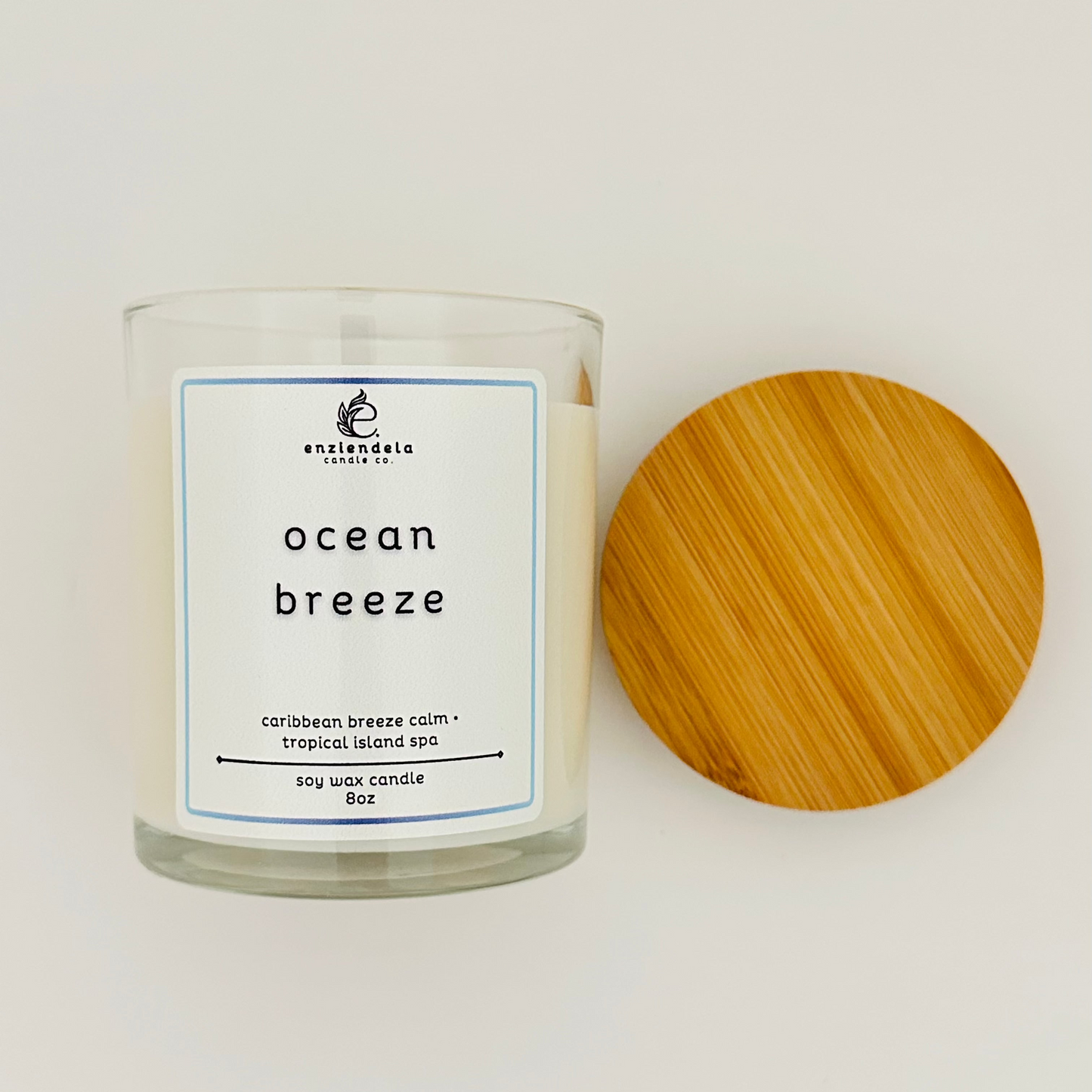 Ocean Breeze • Vela Aromática Artesanal • 8oz
