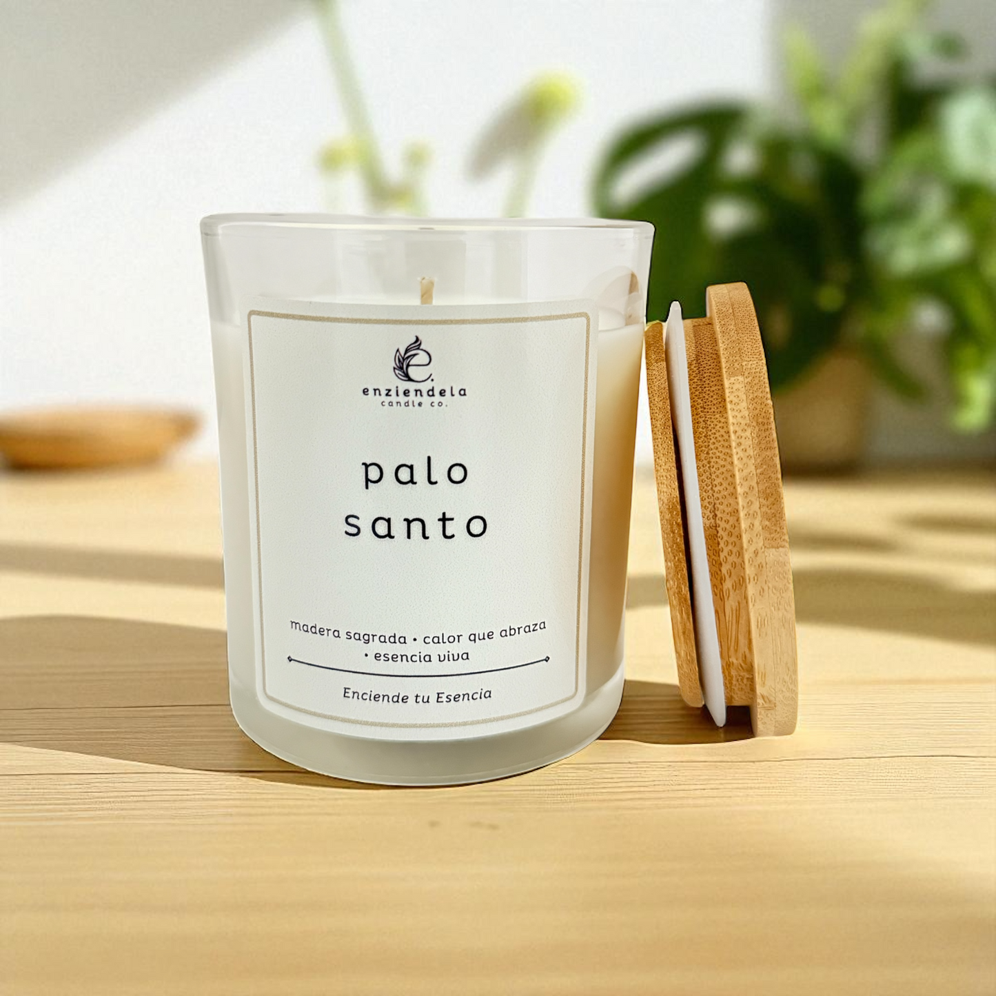 Palo Santo • Vela Aromática Artesanal • 8oz