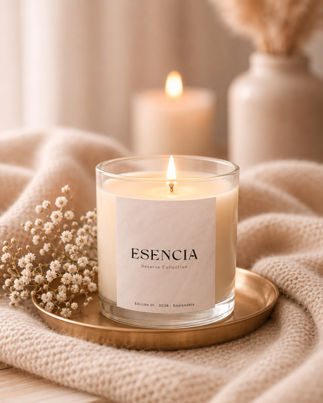 Esencia • Reserve Collection • Vela Aromática Artesanal 8oz