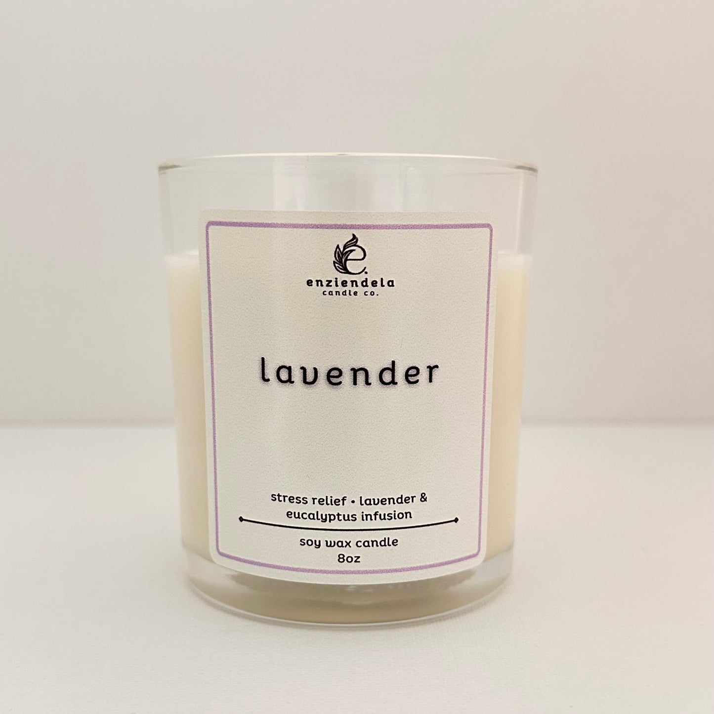 Lavender • Vela Aromática Artesanal • 8oz