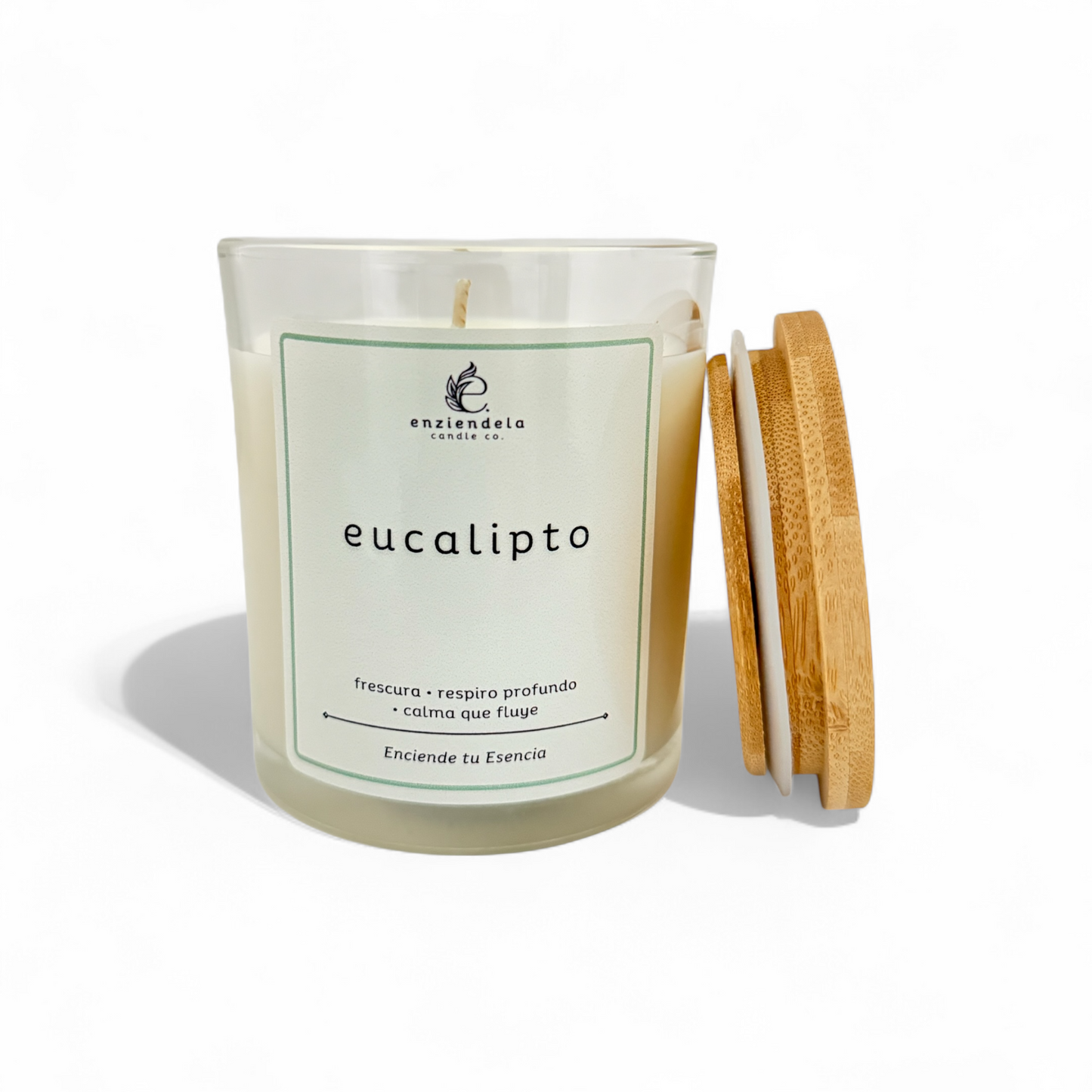 Eucalipto • Vela Aromática Artesanal • 8oz