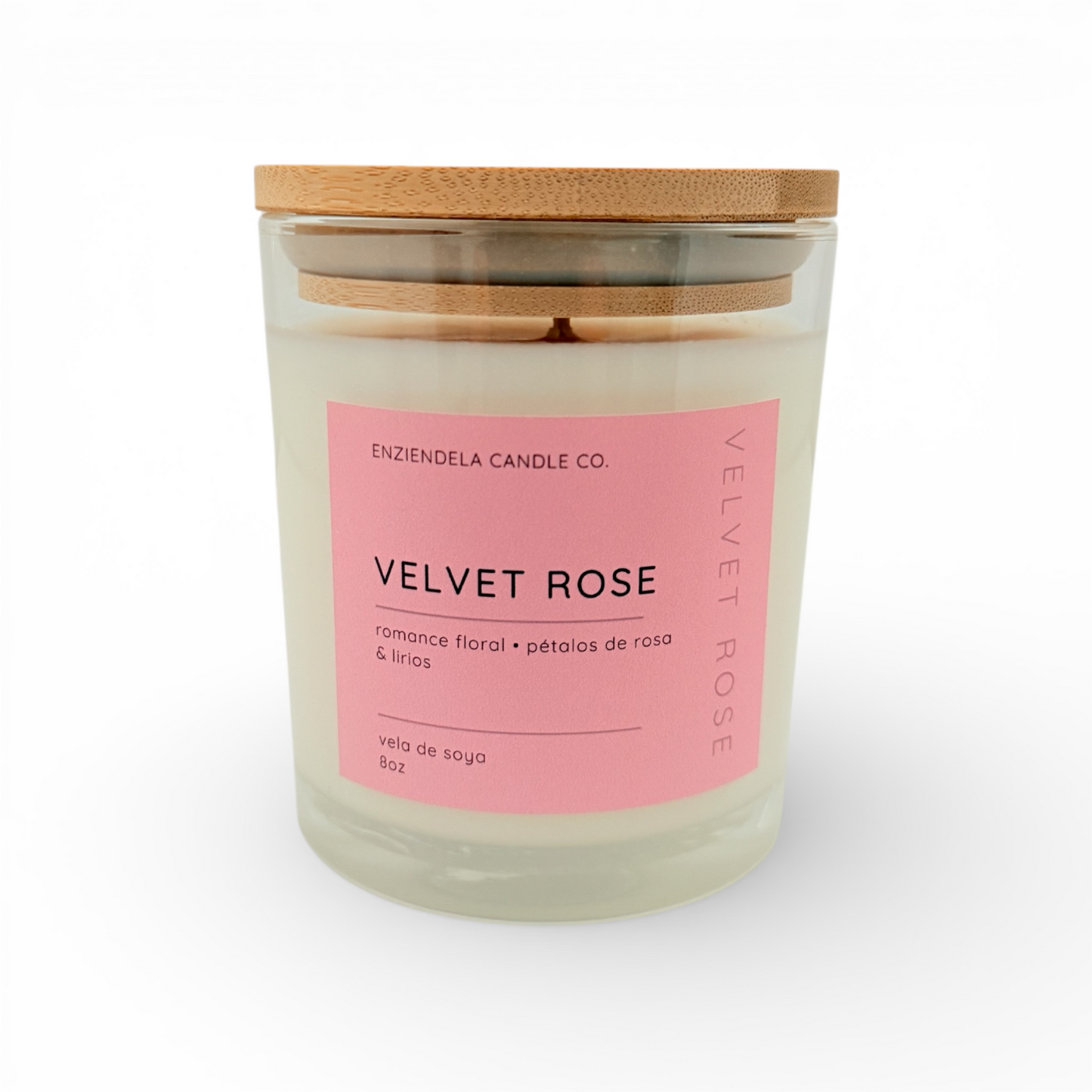 Velvet Rose • Vela Aromática Artesanal • Edición Limitada • 8oz