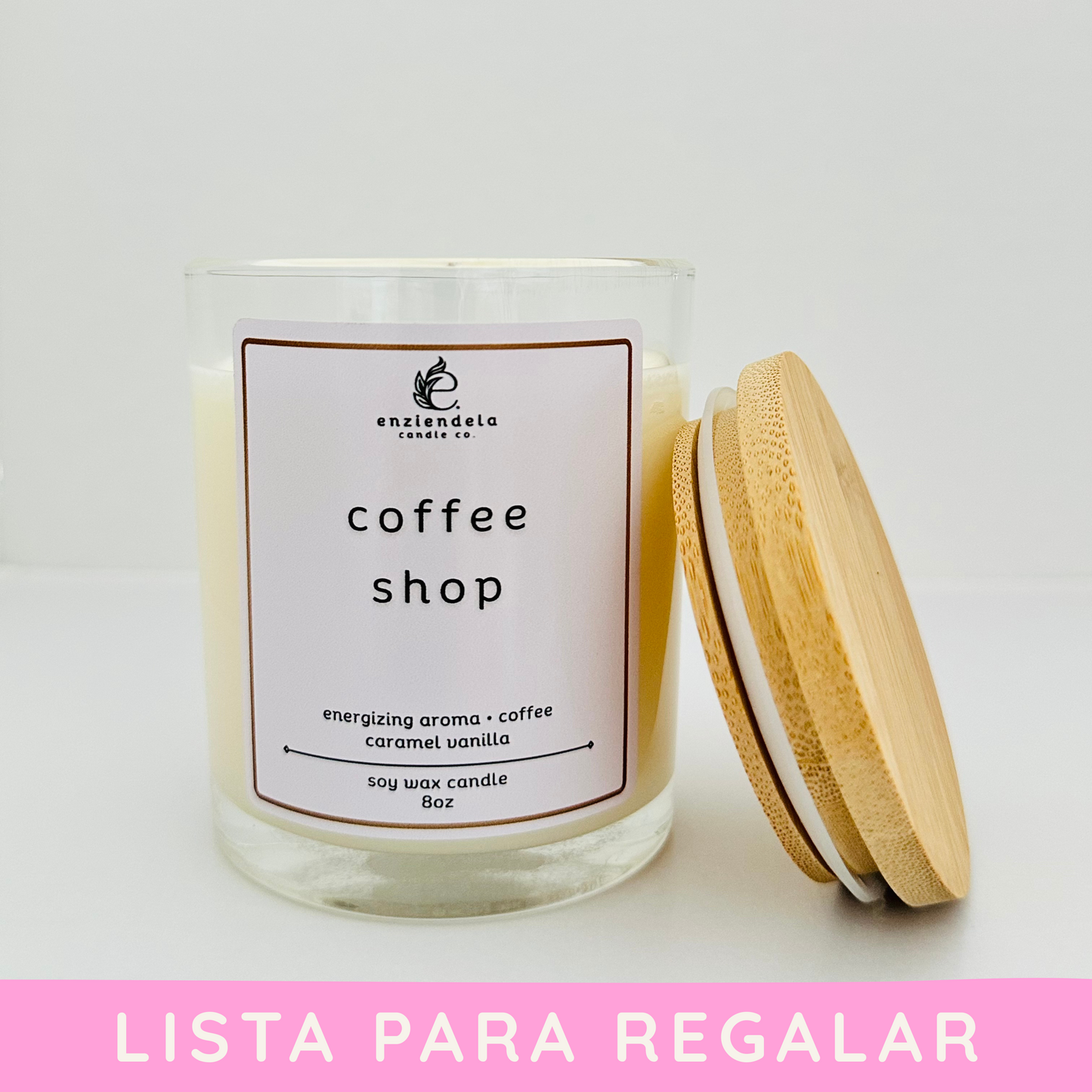 Coffee Shop • Vela Aromática Artesanal • 8oz