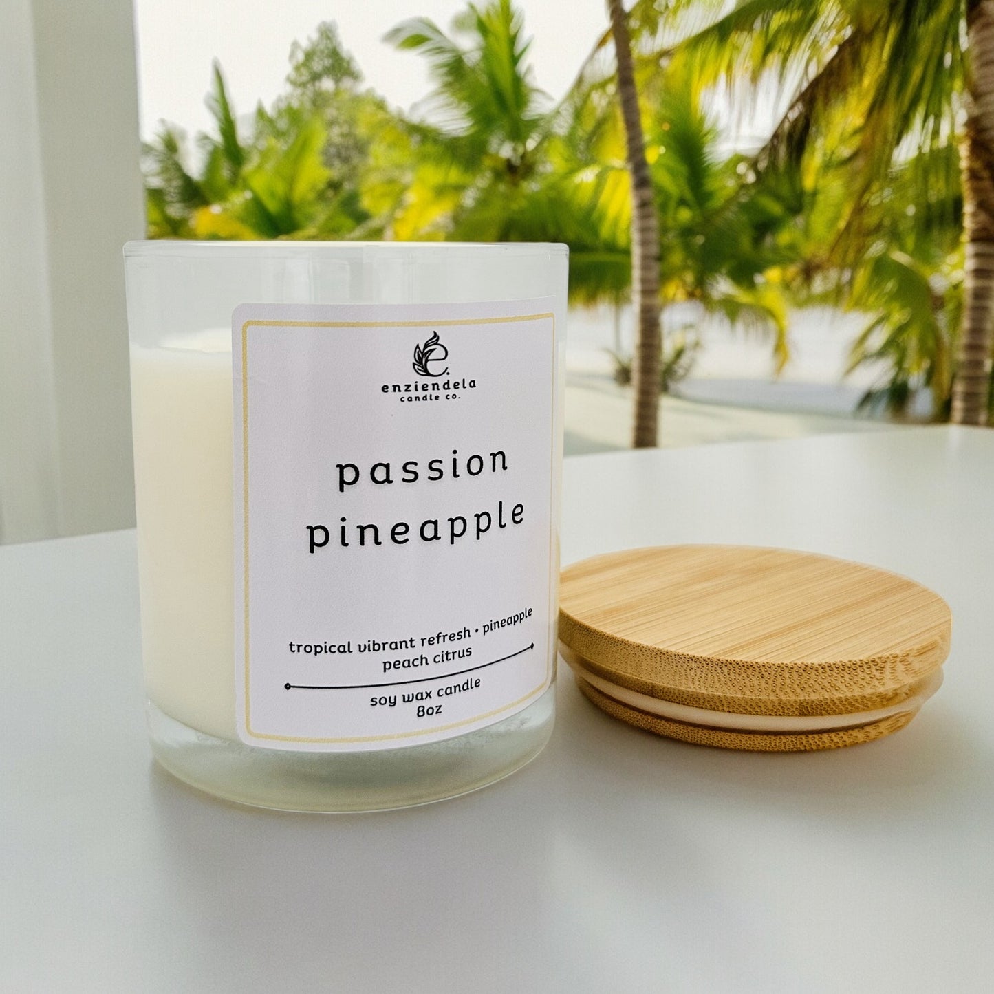 Passion Pineapple • Vela Aromática Artesanal • 8oz