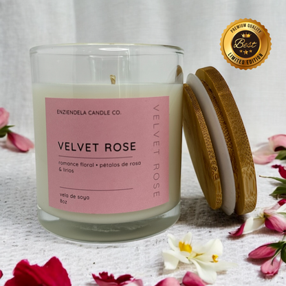 Velvet Rose • Vela Aromática • Edición Limitada • 8oz