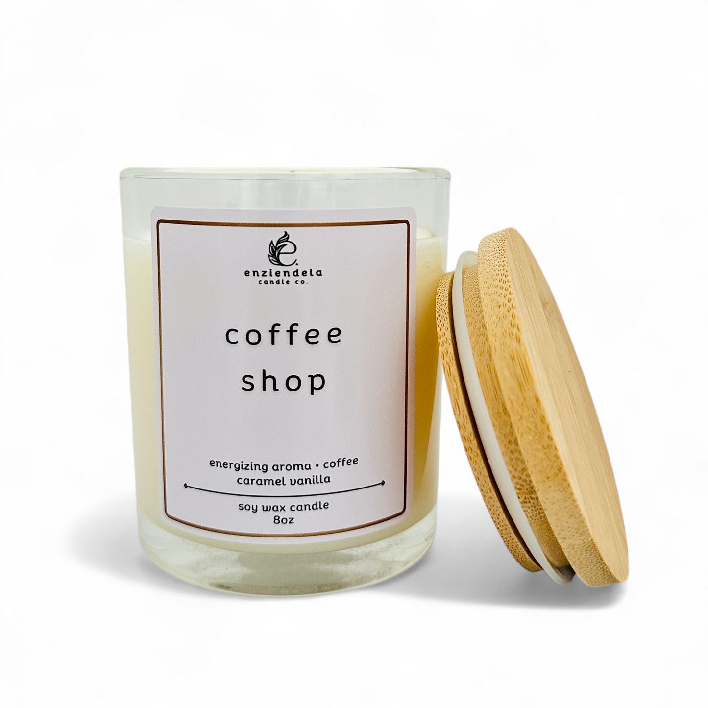 Coffee Shop • Vela Aromática Artesanal • 8oz