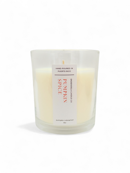 Pumpkin Spice • Edición Especial • Vela Aromática Artesanal • 8oz