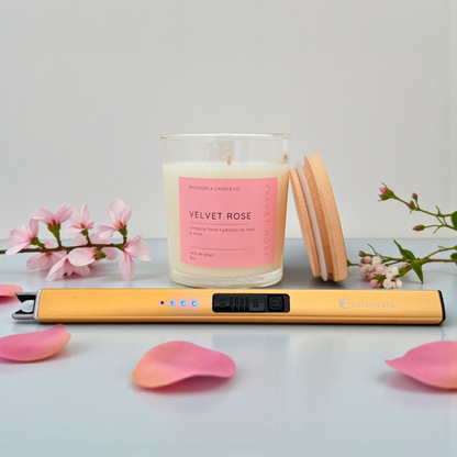 Bundle Regalo San Valentin • Velvet Rose + Encendedor Eléctrico