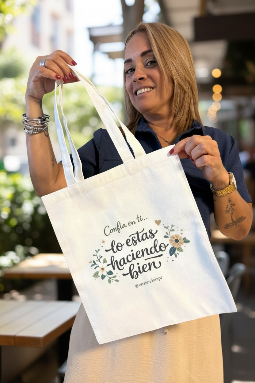 Bulto "Tote Bag" Reusable • Confía en ti
