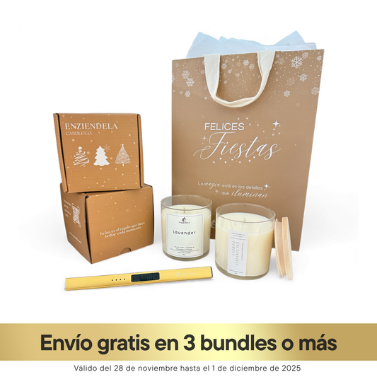 Bundle Regalo Signature • Lavender + Enchanted Forest (Pino) + Encendedor Eléctrico