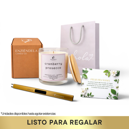 Regalo Especial para Mamá • Edición Cranberry Prosecco • Incluye Encendedor Recargable