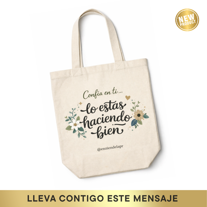 Bulto "Tote Bag" Reusable • Confía en ti
