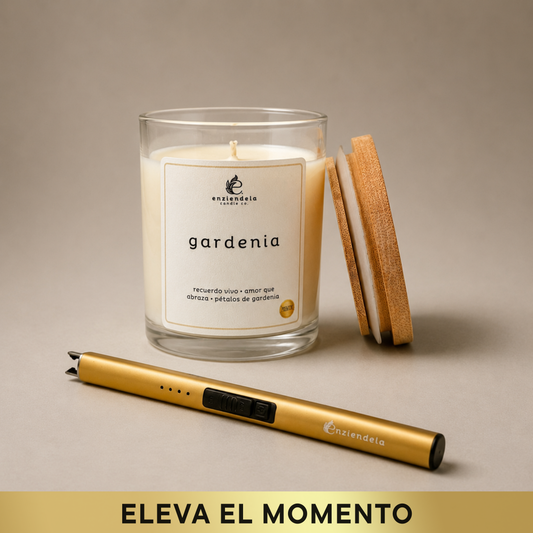 Gardenia + Encendedor Recargable • Edición Especial • 8oz