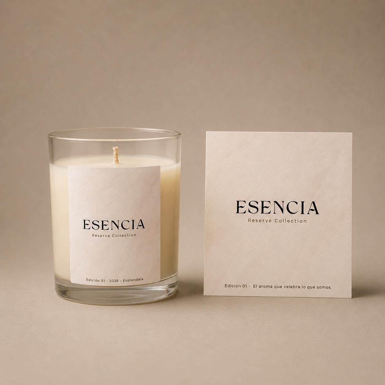 Esencia • Reserve Collection • Vela Aromática Artesanal 8oz