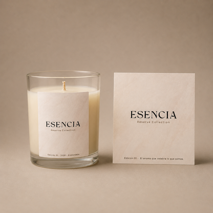 Esencia • Reserve Collection • Vela Aromática Artesanal 8oz