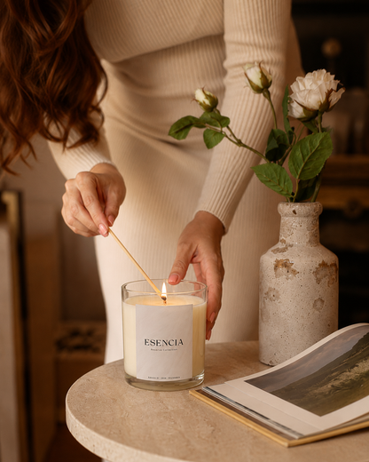 Esencia • Reserve Collection • Vela Aromática Artesanal 8oz
