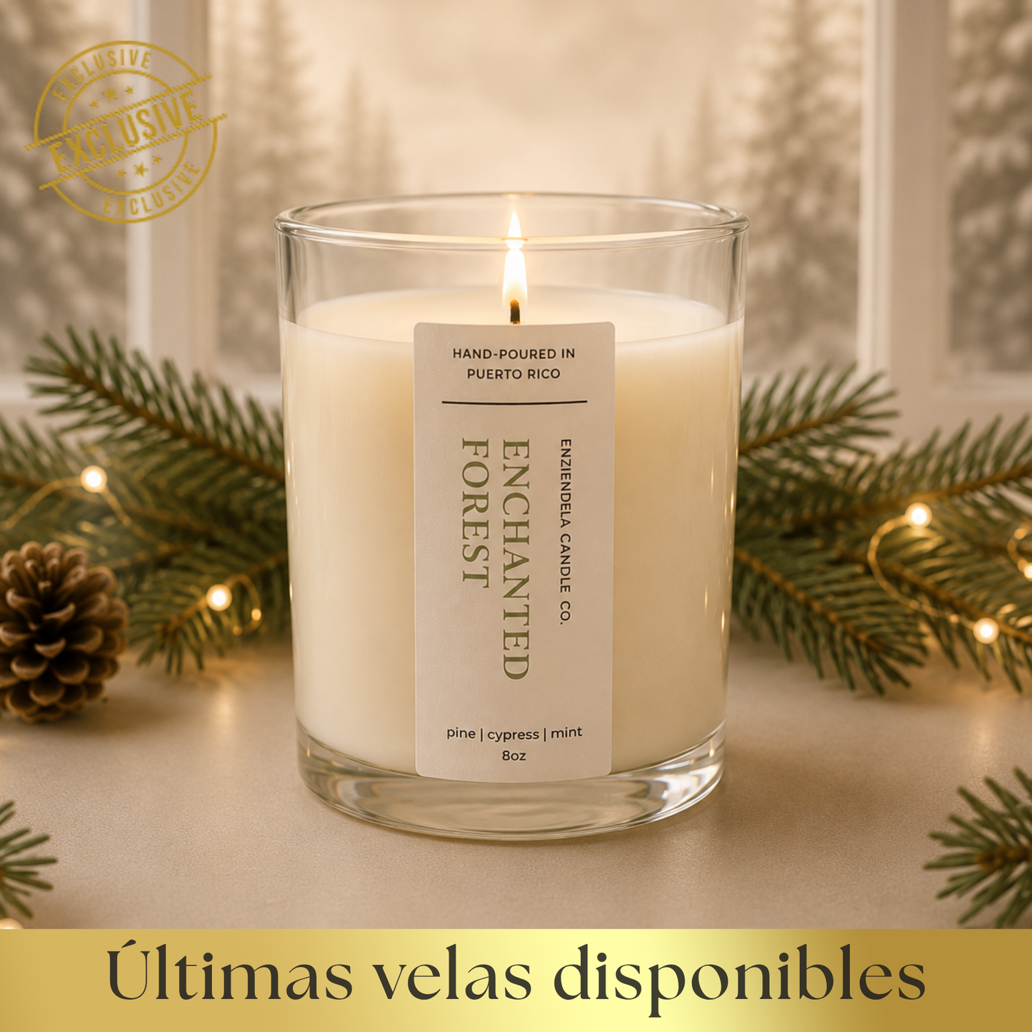 Enchanted Forest (Pino) • Edición Especial • Aroma Diseñado por Enziendela • 8oz