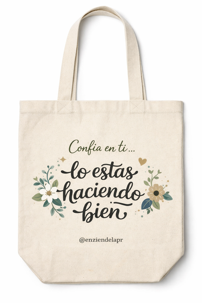 Bulto "Tote Bag" Reusable • Confía en ti