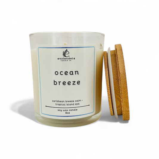Ocean Breeze • Vela Aromática Artesanal • 8oz