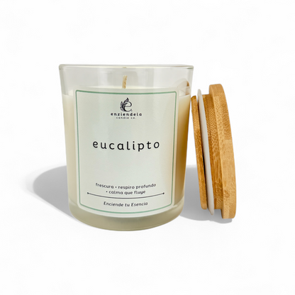 Eucalipto • Vela Aromática Artesanal • 8oz