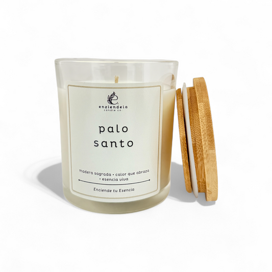 Palo Santo • Vela Aromática Artesanal • 8oz