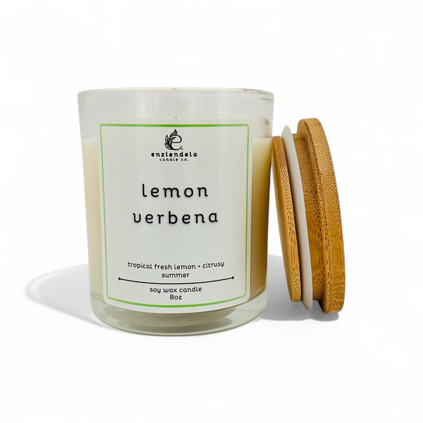 Lemon Verbena • Vela Aromática Artesanal • 8oz