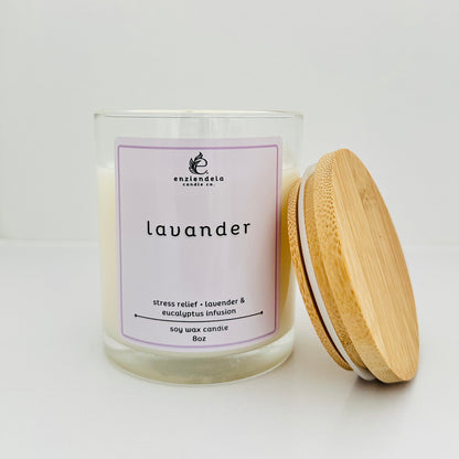 Lavander • Vela Aromática • 8oz