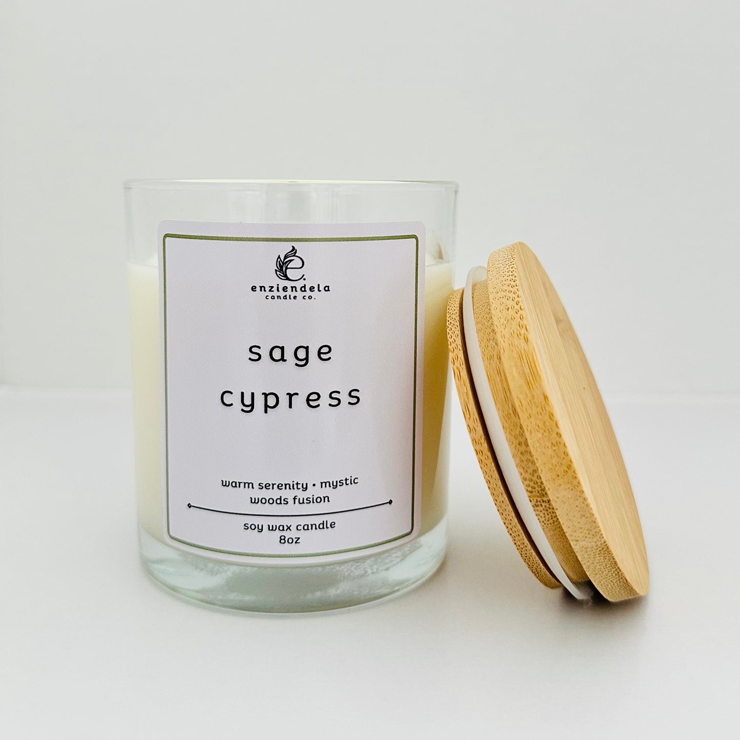 Sage Cypress • Vela Aromática • 8oz