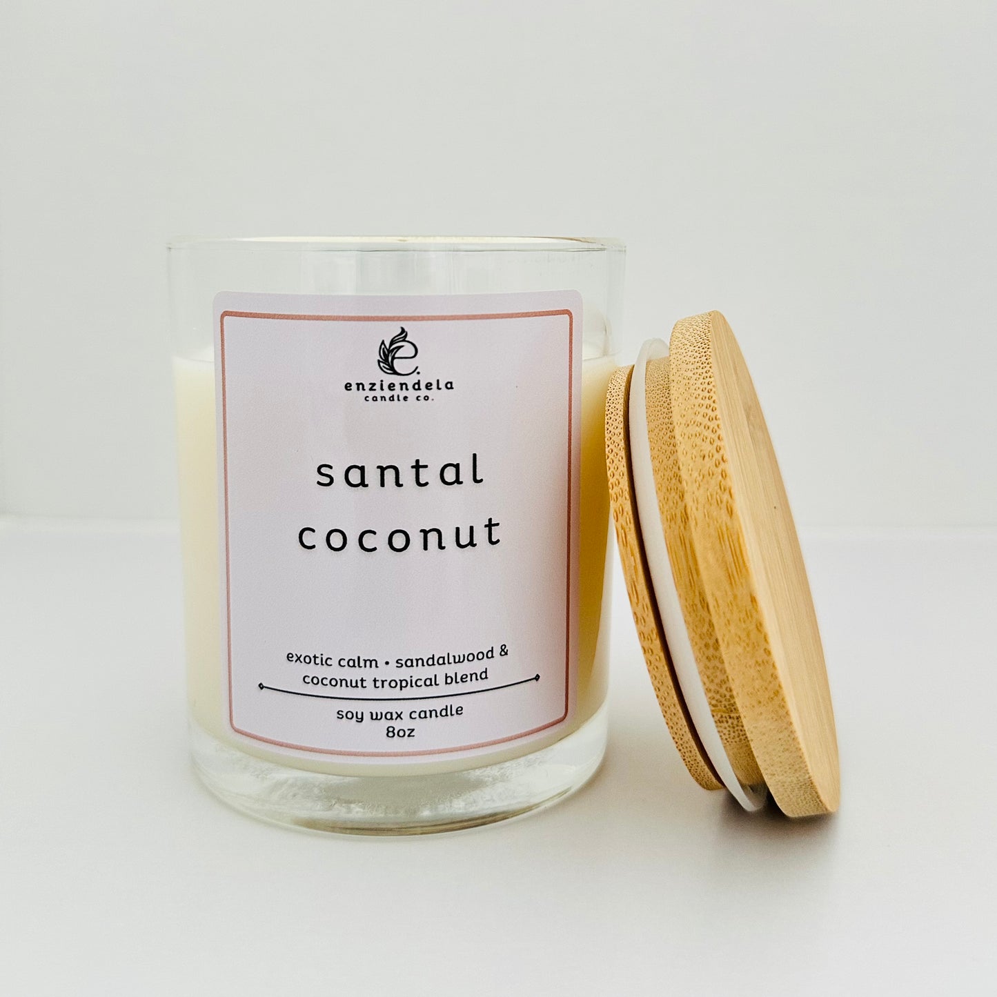 Santal Coconut • Vela Aromática • 8oz