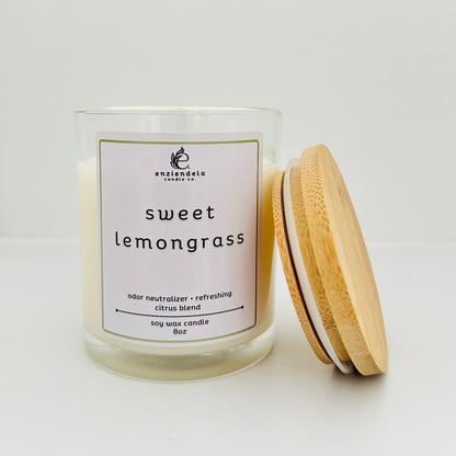 Sweet Lemongrass • Vela Aromática • 8oz